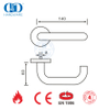Ручка рычага из нержавеющей стали 304 BS EN 1906 для деревянной двери-DDTH001-PVD