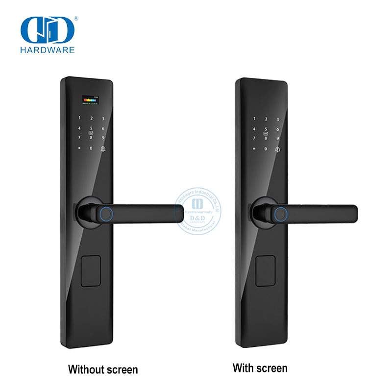 Ручка передней двери, электронный замок с отпечатками пальцев, умный дом с экраном-DDDL001