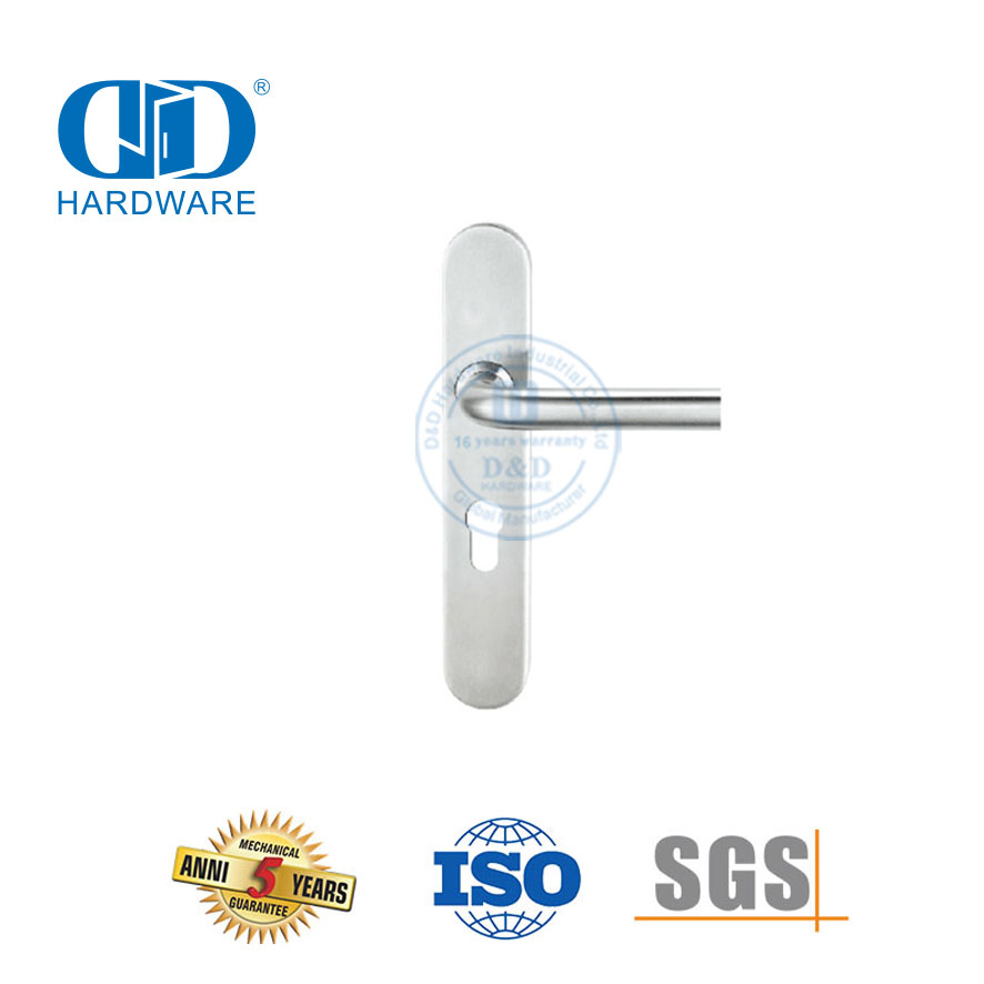 Офисный замок из нержавеющей стали 304, овальная дверная ручка с рычагом -DDTP003