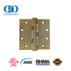 Сертификат BHMA UL, огнестойкий шарикоподшипник ANSI, античная латунь, сверхмощная металлическая деревянная дверная петля с мягким закрыванием -DDSS001-ANSI-1-4,5x4,5x4,6 мм