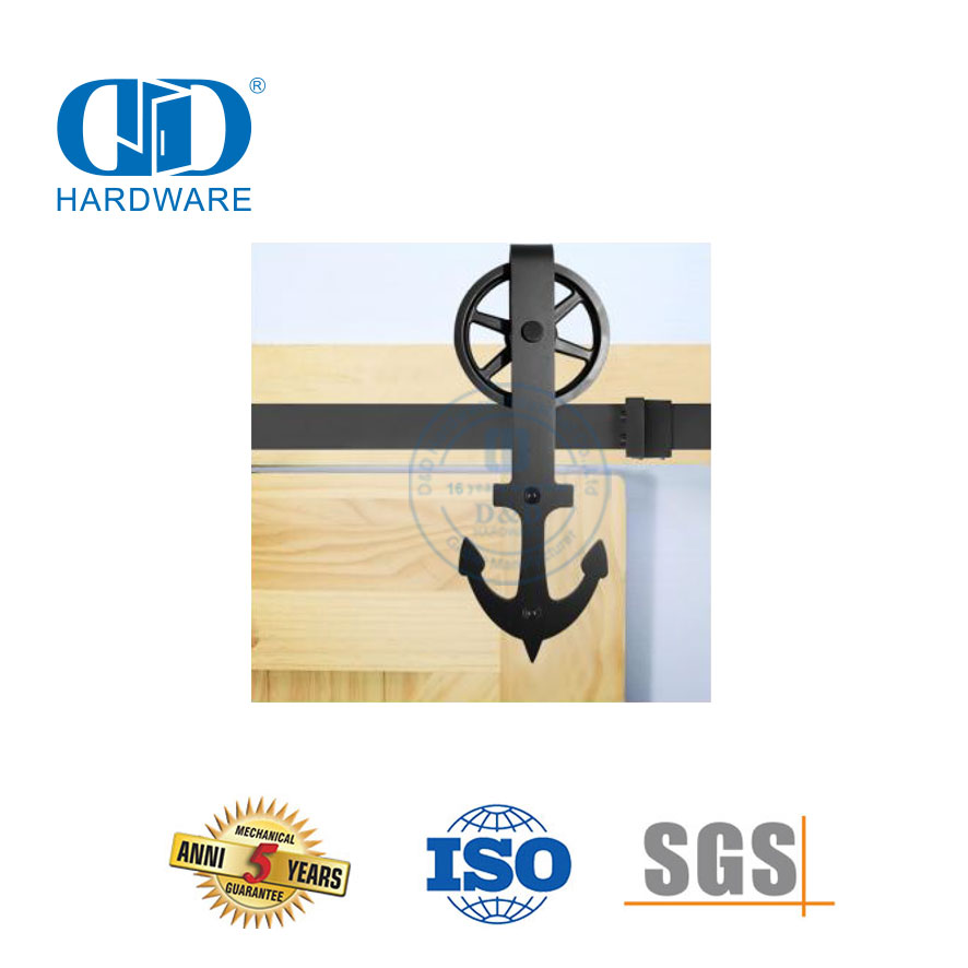 Набор направляющих для дверной фурнитуры из нержавеющей стали, современный интерьер, раздвижная дверная фурнитура из массива дерева с карманом для дверей сарая-DDBD014