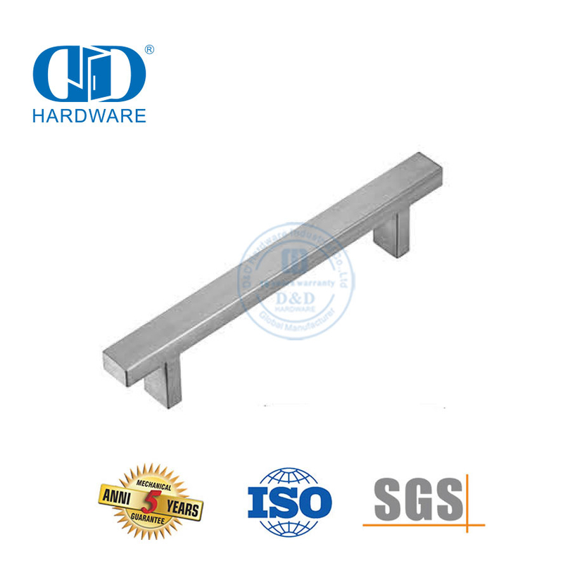 Temax Modern T-bar из нержавеющей стали, роскошная современная мебель, внутренние дверные ручки-DDFH020