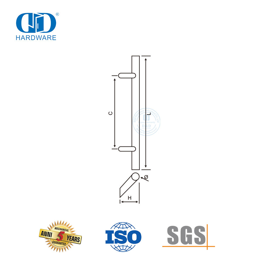 Нержавеющая сталь 316, скобяные изделия, мебельная фурнитура, мебельные ручки для душевой стеклянной двери-DDPH032