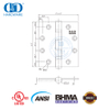 Внесен в список ANSI UL BHMA, быстрая установка, огнестойкий шарикоподшипник из нержавеющей стали, дверная петля для кухонного шкафа, мебели-DDSS001-ANSI-2-4,5x4,5x3,4 мм