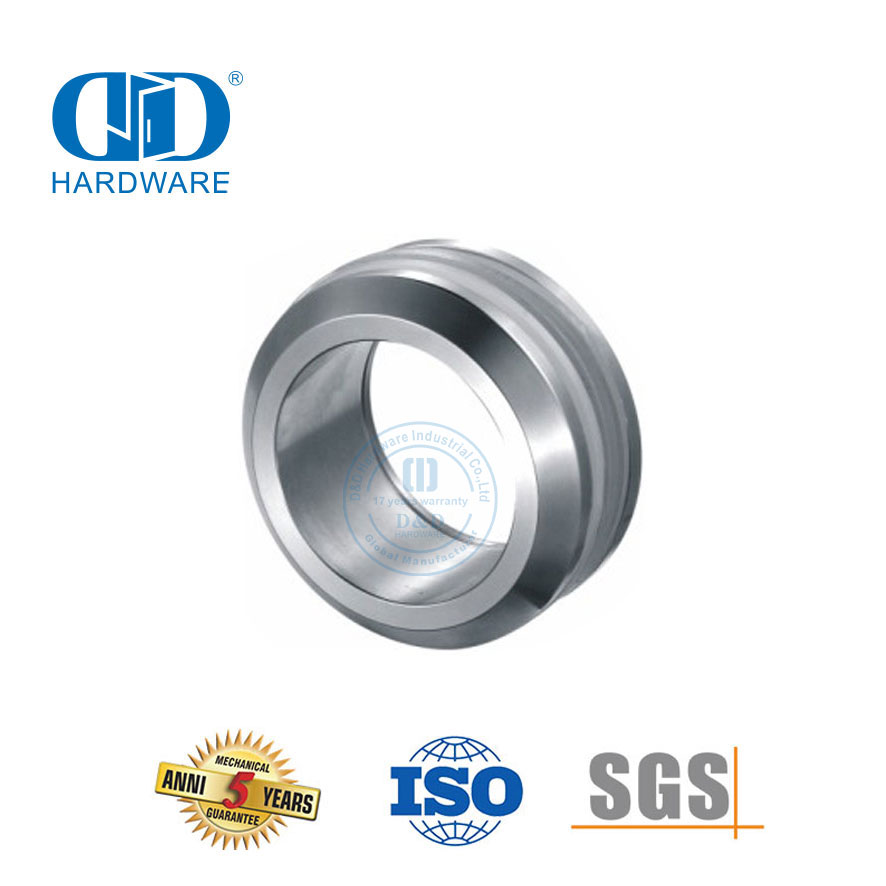 Мебельная фурнитура, ручка из нержавеющей стали, стеклянная фурнитура, алюминиевая чашеобразная ручка со сквозным отверстием-DDSK015