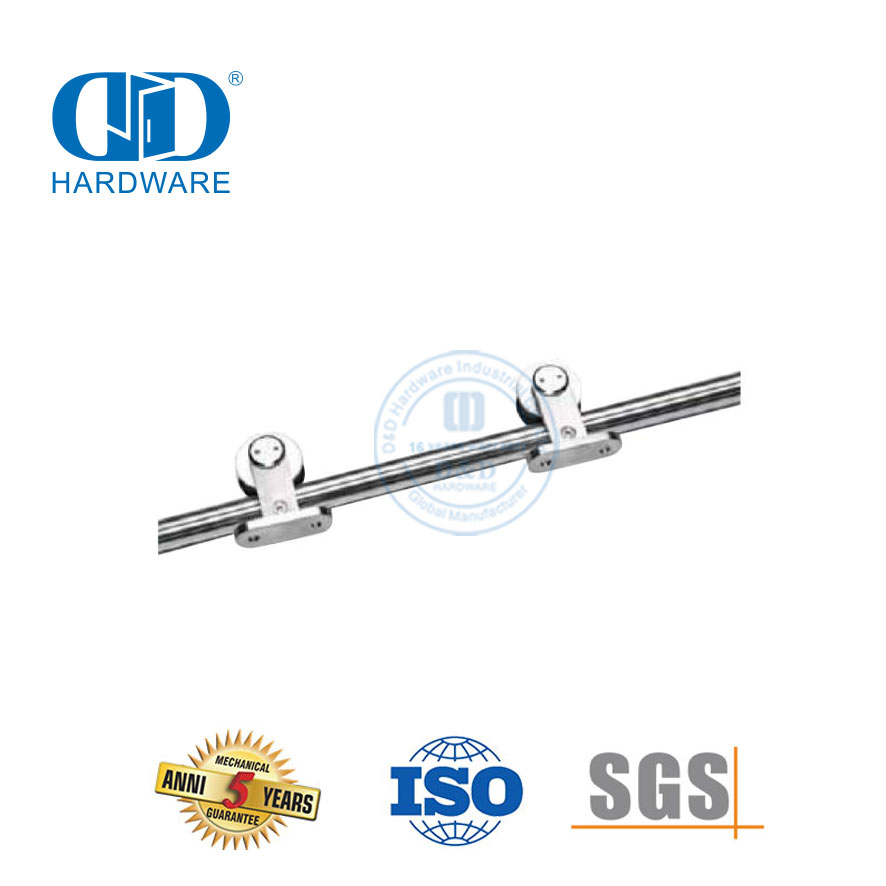 Промышленные комплекты для сверхмощных стеклянных дверей из нержавеющей стали, комплект фурнитуры для раздвижных дверей сарая-DDBD046