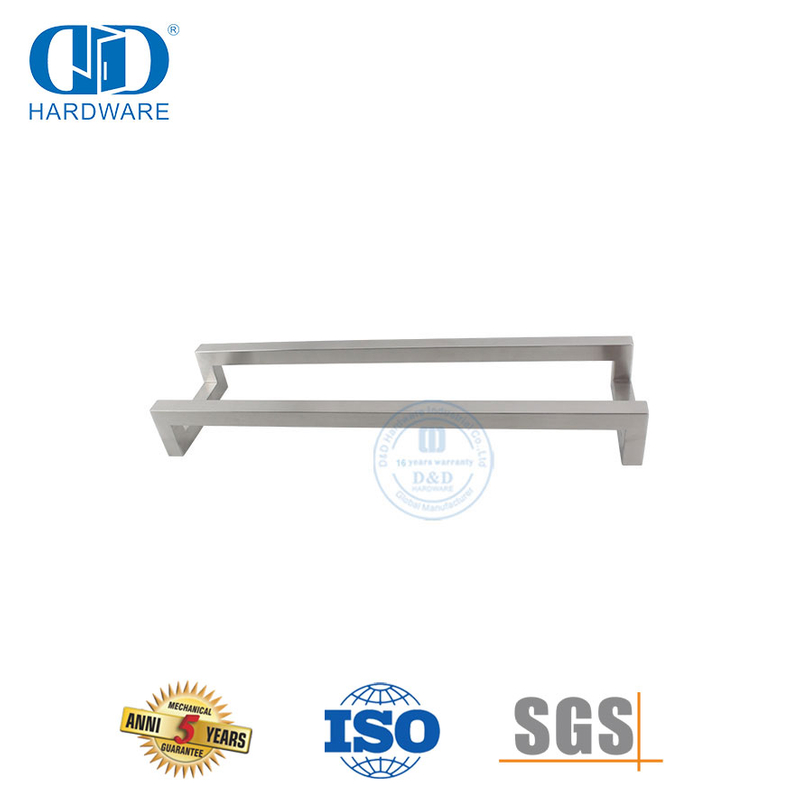 Современная ручка из нержавеющей стали для стеклянной входной двери-DDPH011