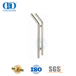 Аксессуары для ванной комнаты из нержавеющей стали, парная ручка для стеклянной двери-DDPH009