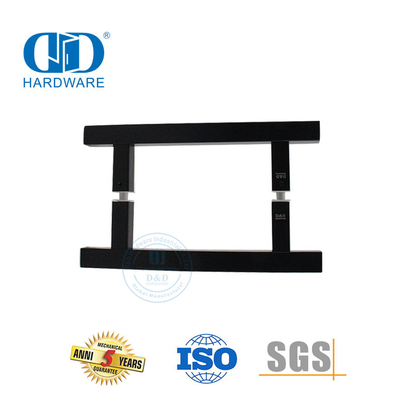 Современная простая ручка Brilliance из нержавеющей стали для стеклянной двери ванной комнаты-DDPH016-A Φ25-MB