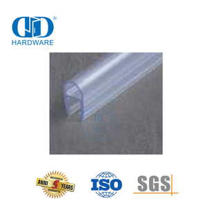 Стеклянная фурнитура, раздвижная дверь для душа, ванная комната, ПВХ, резиновая водонепроницаемая уплотнительная лента-DDWS002