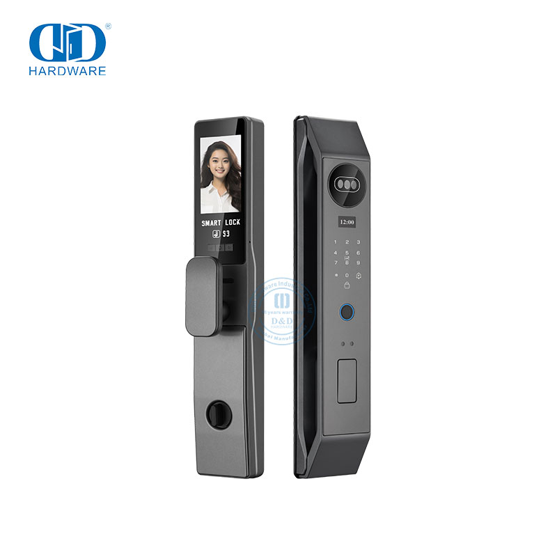 Защитная дверь «кошачий глаз» Домашняя камера Распознавание цифровой умный замок с отпечатком пальца -DDEL006