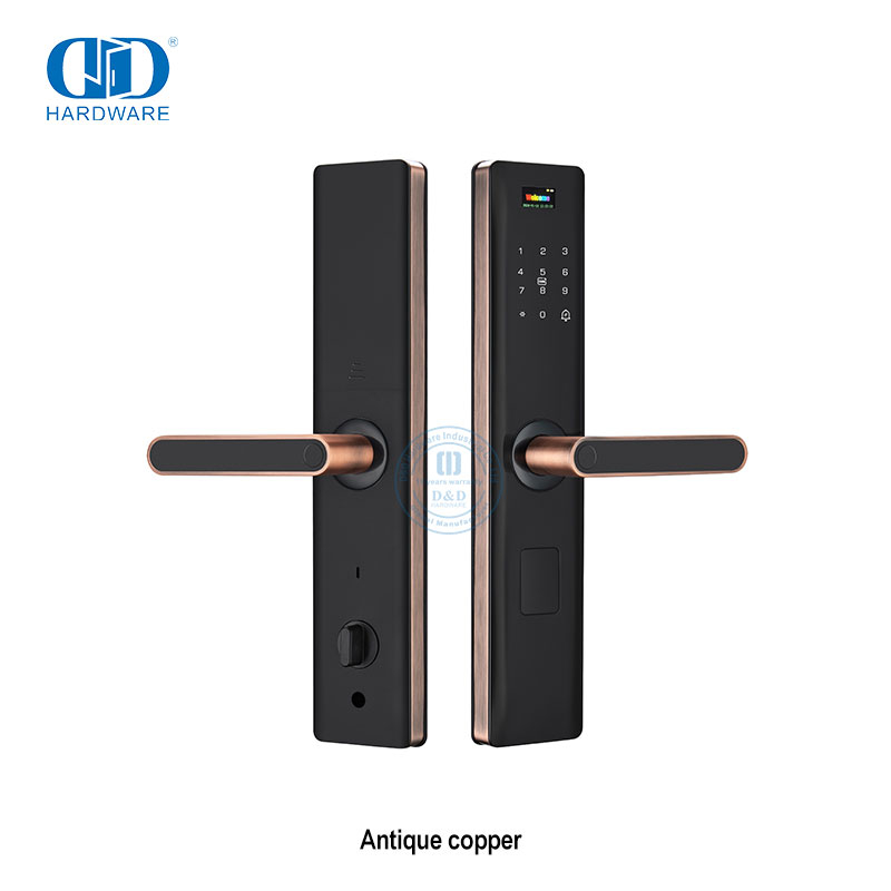 Ручка главной двери с цифровой клавиатурой без ключа Автоматический дверной замок-DDDL003