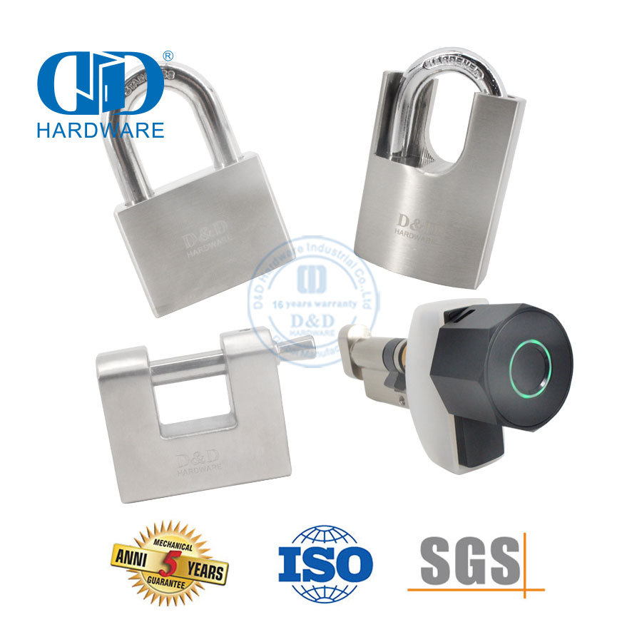 Максимальная безопасность: нержавеющая сталь, латунь, защита от кражи, термостойкость, биометрическая зарядка через USB, деревянный стальной дверной замок-DDPL0013-50 мм