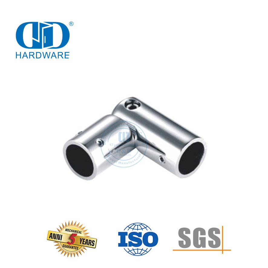 Аксессуары для стеклянных дверей из нержавеющей стали, кронштейн для панели, разъем для держателя трубы, разъем для ограждения лестницы-DDSC028