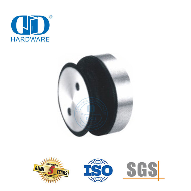 Оптовая продажа фурнитуры для раздвижных дверей из нержавеющей стали, ролики, стеклянная фурнитура Piont, мебельная фурнитура-DDGP020