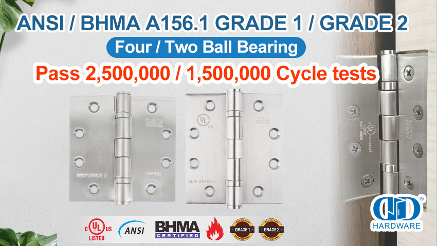 Повышение функциональности дверей: полный обзор дверных петель ANSI и оборудования для дверных петель на шарикоподшипниках