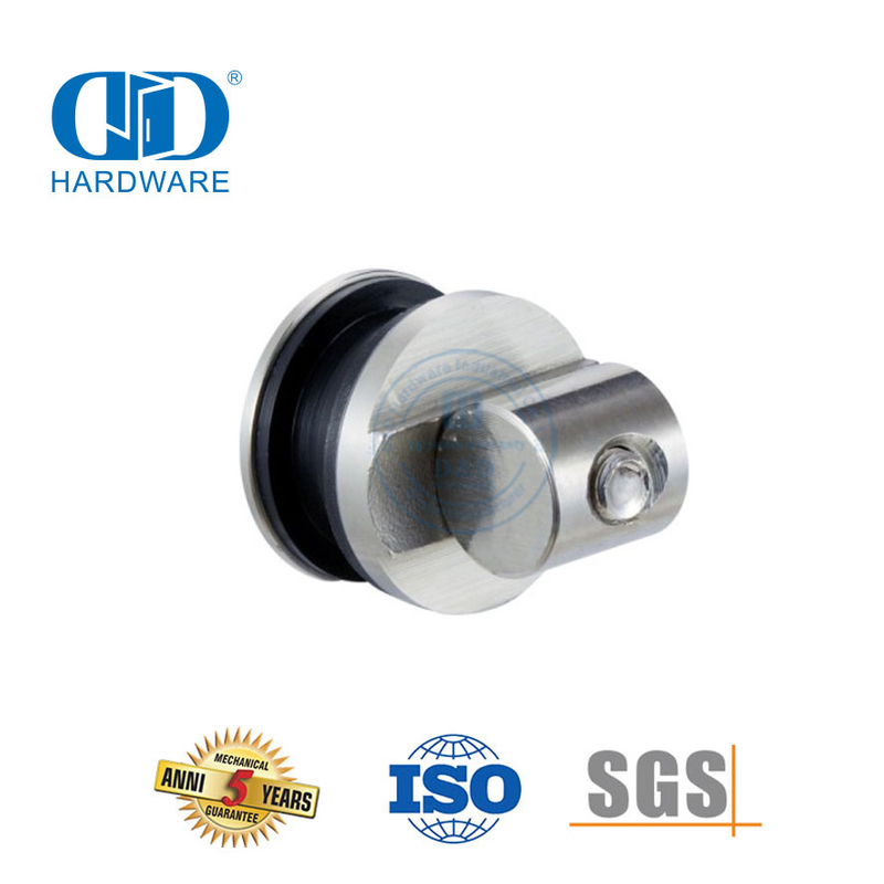 Опорный кронштейн для стекла и трубки из нержавеющей стали, стеклянная фурнитура, дверная фурнитура, аксессуары для ванной комнаты для раздвижной двери-DDGS114