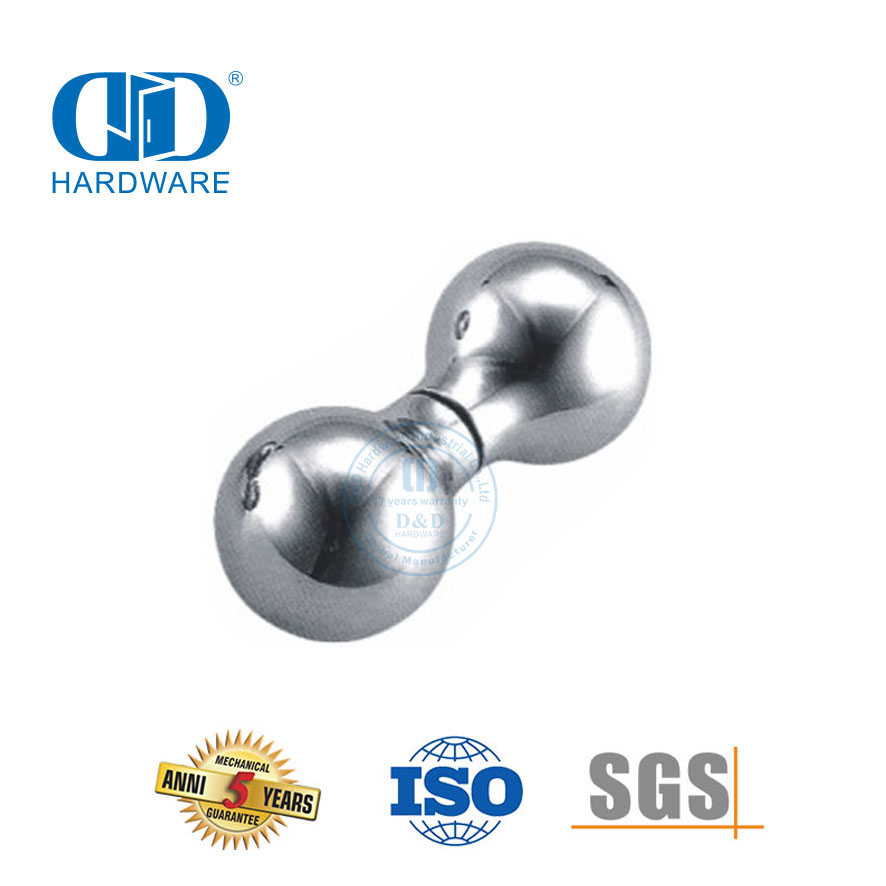 Круглая квадратная стеклянная ручка для душевой двери, ручка из нержавеющей стали, стеклянная дверная ручка-DDSK008