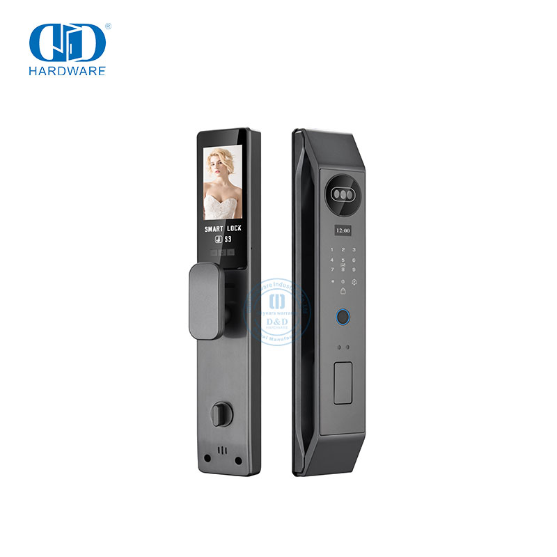 Защитная дверь «кошачий глаз» Домашняя камера Распознавание цифровой умный замок с отпечатком пальца -DDEL006