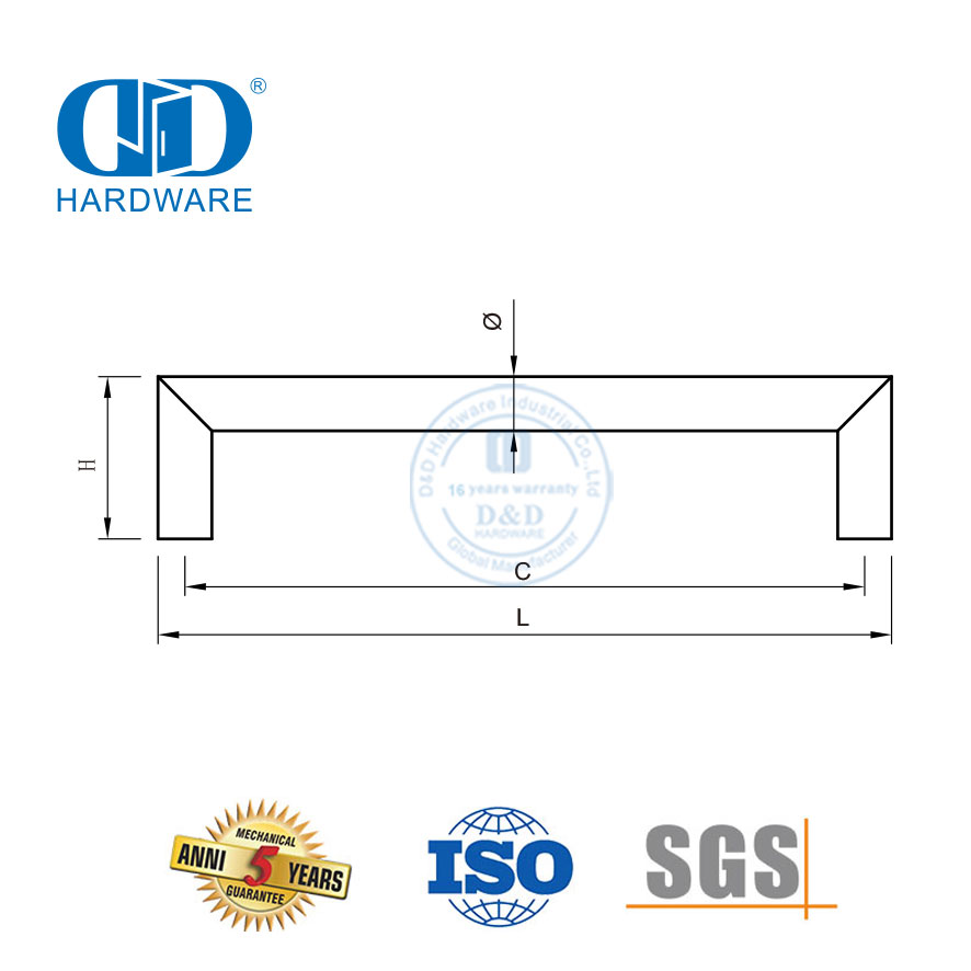 Двери шкафа, шкаф, металлический ящик из нержавеющей стали, мебельная ручка-DDFH035