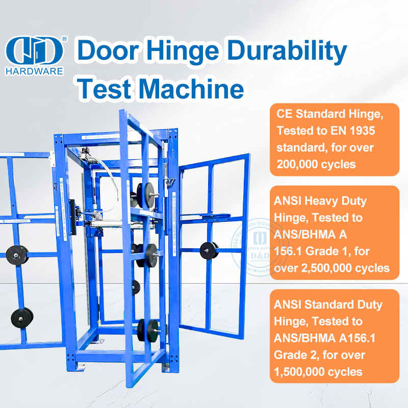 Сверхмощные защитные петли ANSI класса 1 BHMA для дверей правительственных учреждений-DDSS001-ANSI-1-5x5x4,8 мм