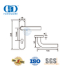 Офисный замок из нержавеющей стали 304, овальная дверная ручка с рычагом -DDTP003