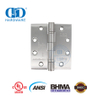 Сертификат BHMA Внесен в список UL ANSI Огнестойкая врезная петля с квадратным углом Коммерческая деревянная дверная петля-DDSS001-ANSI-2-5x4/3,5x3,7 мм