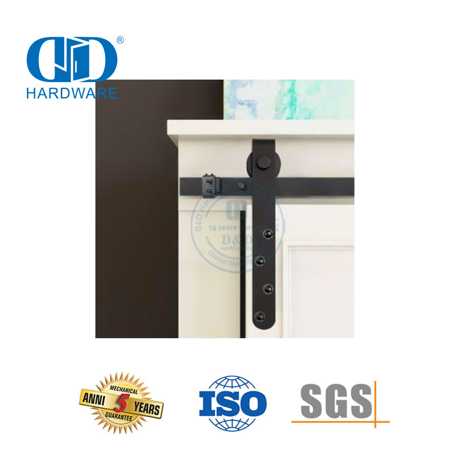 Строительная фурнитура из нержавеющей стали, черный мини-раздвижной сарай, деревянная дверная фурнитура для шкафа и подставки под телевизор-DDBD031