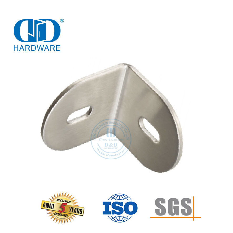 Аксессуары для туалетов из нержавеющей стали, соединитель для петель для душа, угловой зажим для стеклянной стены, фитинг-DDWC001