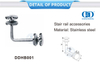Производитель дверной фитинг из нержавеющей стали, стеклянная лестница, перила, перила, кронштейн-DDHB001