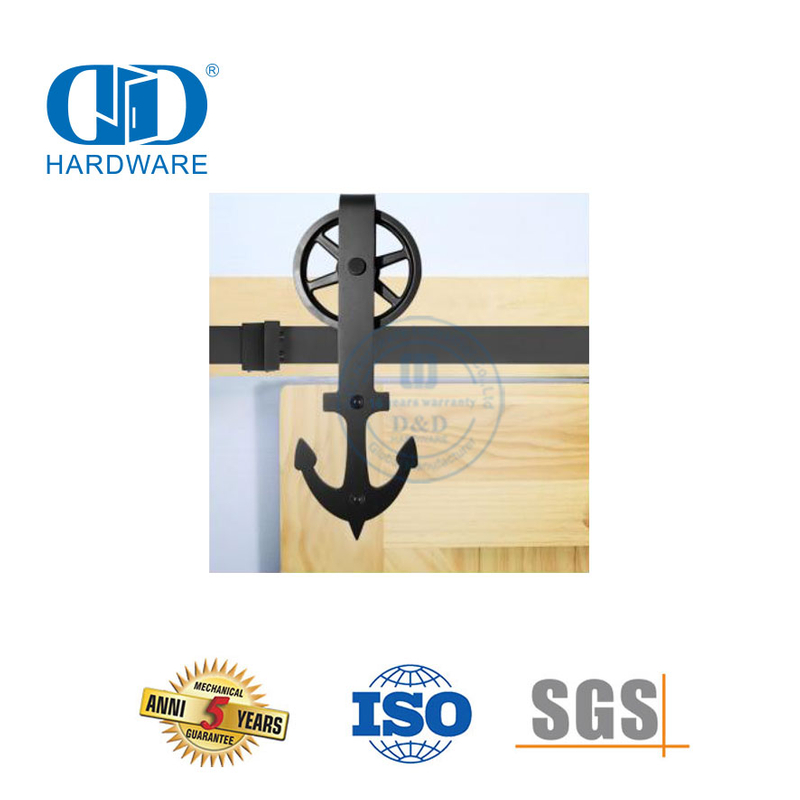 Набор направляющих для дверной фурнитуры из нержавеющей стали, современный интерьер, раздвижная дверная фурнитура из массива дерева с карманом для дверей сарая-DDBD014