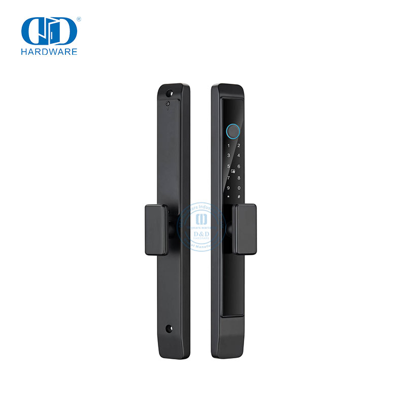 Сенсорная клавиатура, цифровой интеллектуальный замок с отпечатками пальцев, входная дверь без ключа с двусторонней ручкой -DDDL010