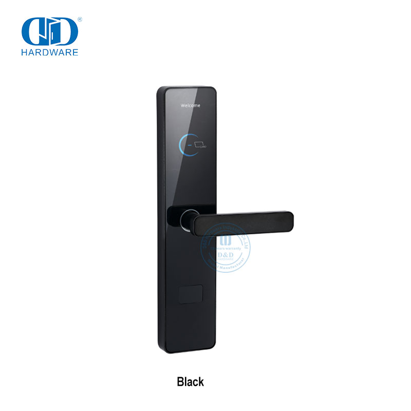 Высококачественные стальные материалы, ключ-карта, смарт-замок для отелей с бесплатным программным обеспечением-DDHL003
