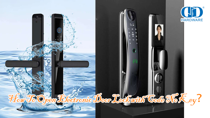 Как открыть электронную дверную блокировку с кодом без ключа？