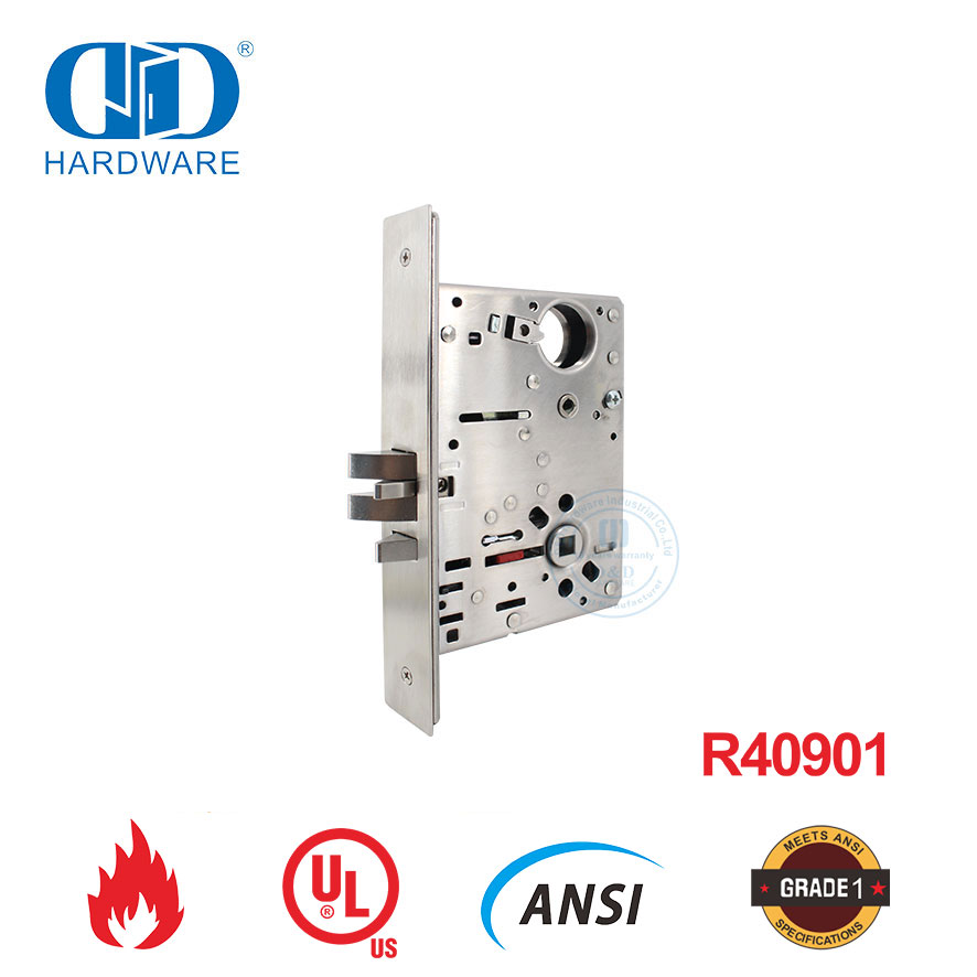 Огнестойкий врезной замок UL для двери класса-DDAL05