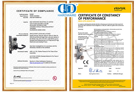 Сертификация дверных замков